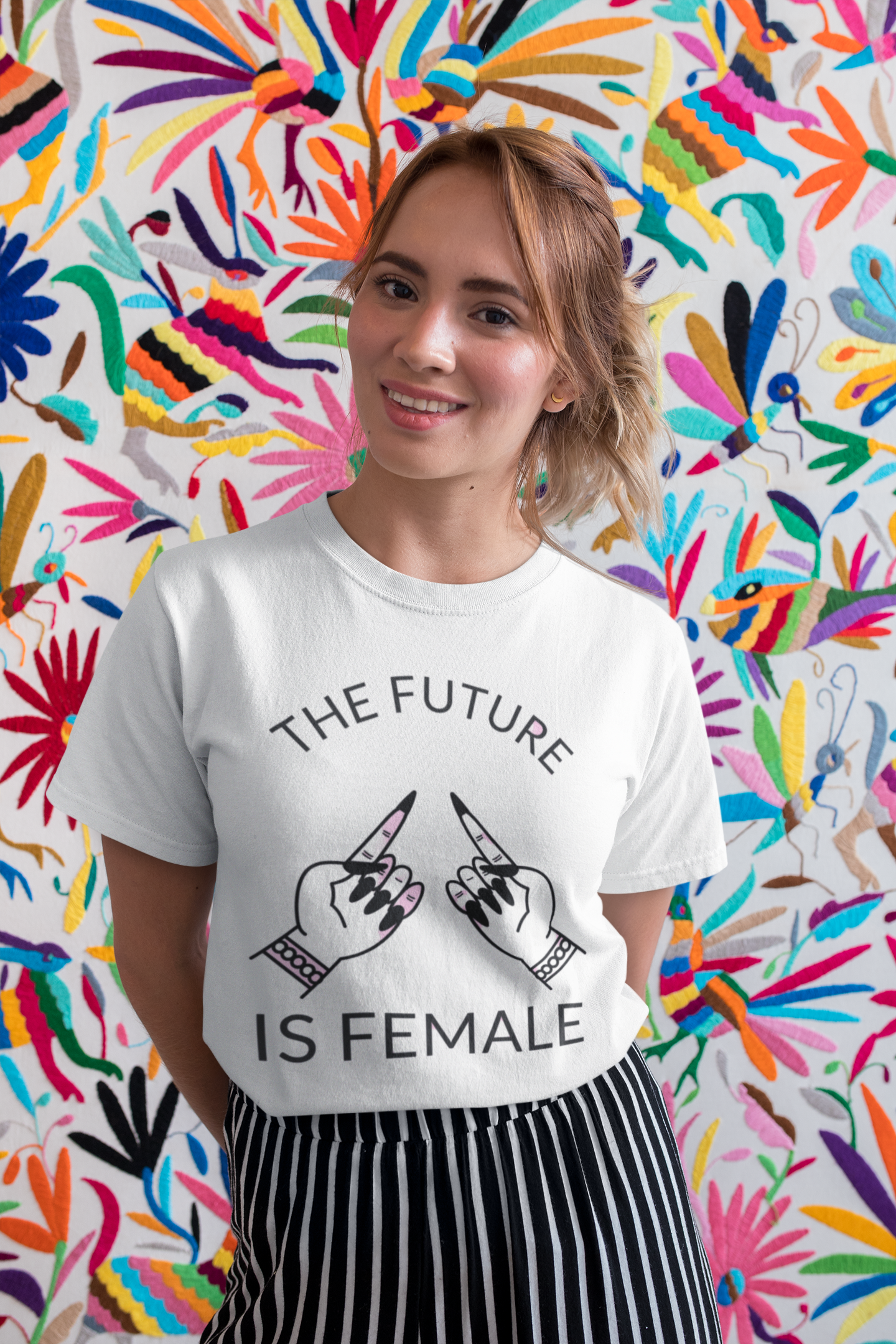 JC's 100% Premium Cotton "The Future is Female" T-Shirt