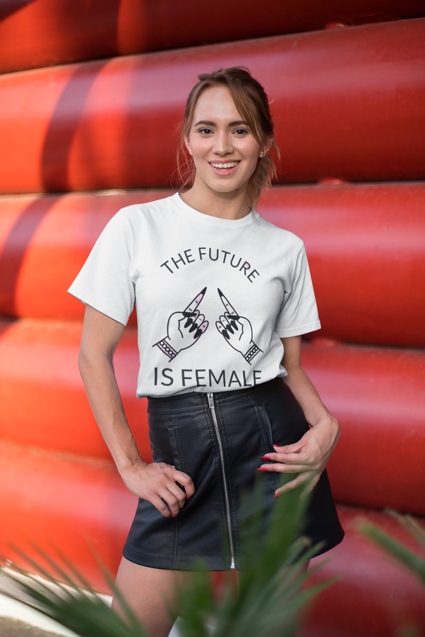 JC's 100% Premium Cotton "The Future is Female" T-Shirt